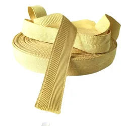 5m Aramid tape fire-resistant flame-retardant high-temperature resistant Kevlar fiber webbing fire rescue ribbon safety belt