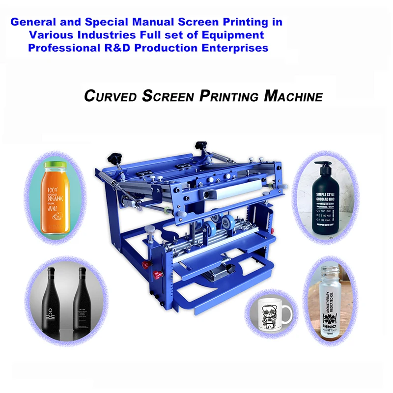 

Машина для изогнутой трафаретной печати, ручная машина для трафаретной печати, стол для печати на шесте