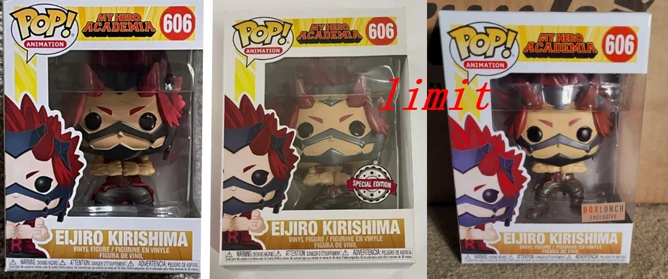 NEW Arrival Funko POP! My Hero Academia Series EIJIRO KIRISHIMA #606 Limit Edition Vinyl Action Figure Model Toys Gifts