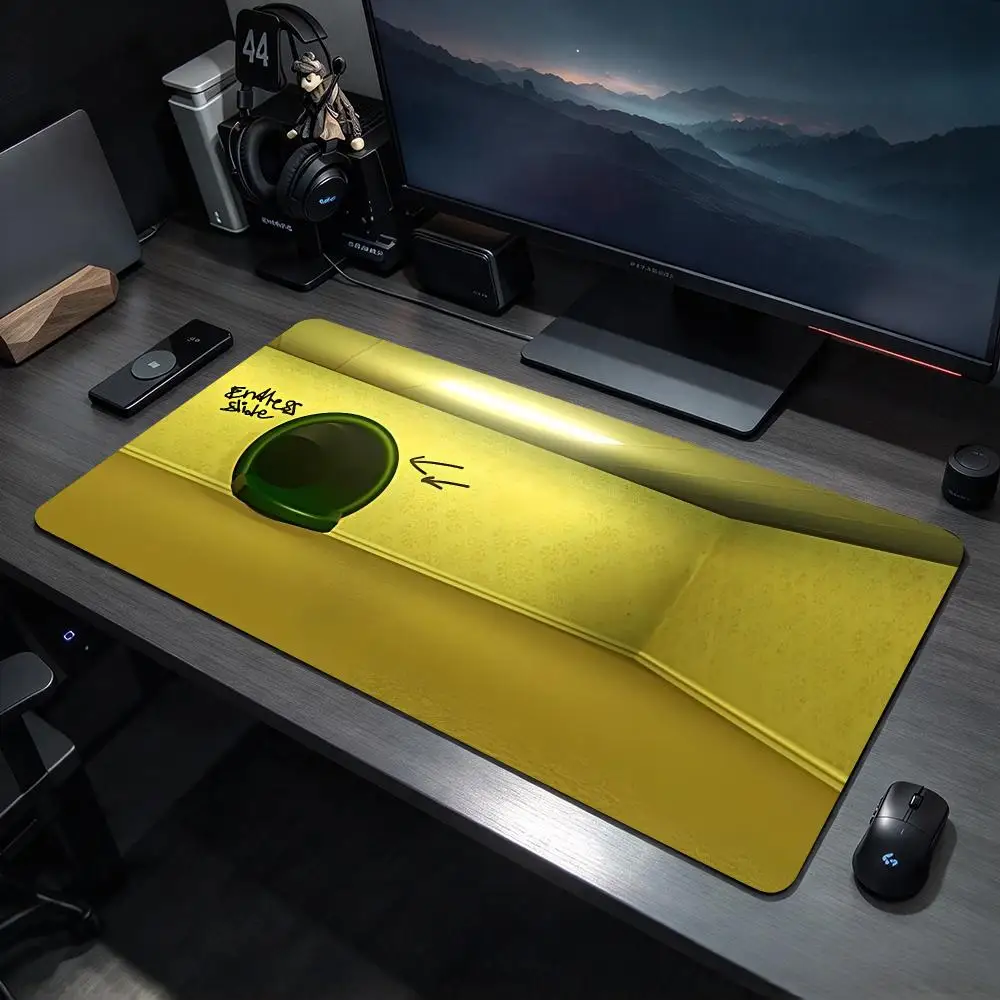 Creepy Legend B-Backrooms Mouse Pads Large Gaming Mousepad Desk Mat Non Slip Bottom Featuring Stitched Edges