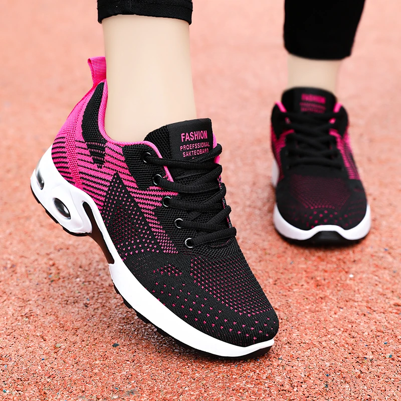 New Fashion 2024 Women Running Breathable Casual Mesh Shoes Outdoor Sports Shoes Casual Ladies Sneakers Zapatillas De Hombre