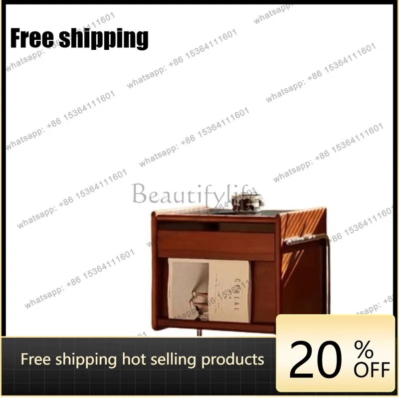 

PJ Tall Nature Nightstands Organizer Bedroom Storage Luxury Modern Adult Bedside Table