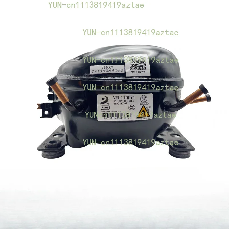 Brand New Original Inverter Compressor VTH1113Y, R600A Refrigerant Replacement Part for Refrigerators and Freezers