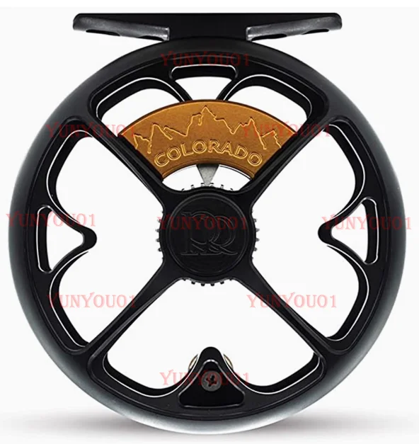 ROSS COLORADO Abel corriente de agua dulce rueda de pesca con mosca rueda de mosca quemada equipo de pesca de Metal completo rueda de pesca