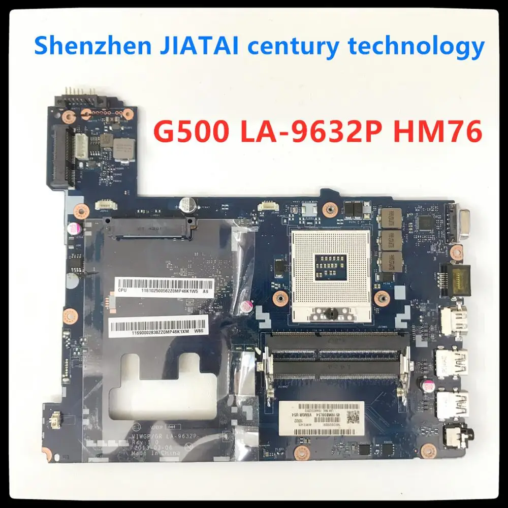 

VIWGP/GR LA-9632P LAPTOP MOTHERBOARD FOR LENOVO G500 NOTEBOOK PC MAINBOARD HM76 SUPPORT core I3 I5 I7 processo DDR3 100% TEST OK