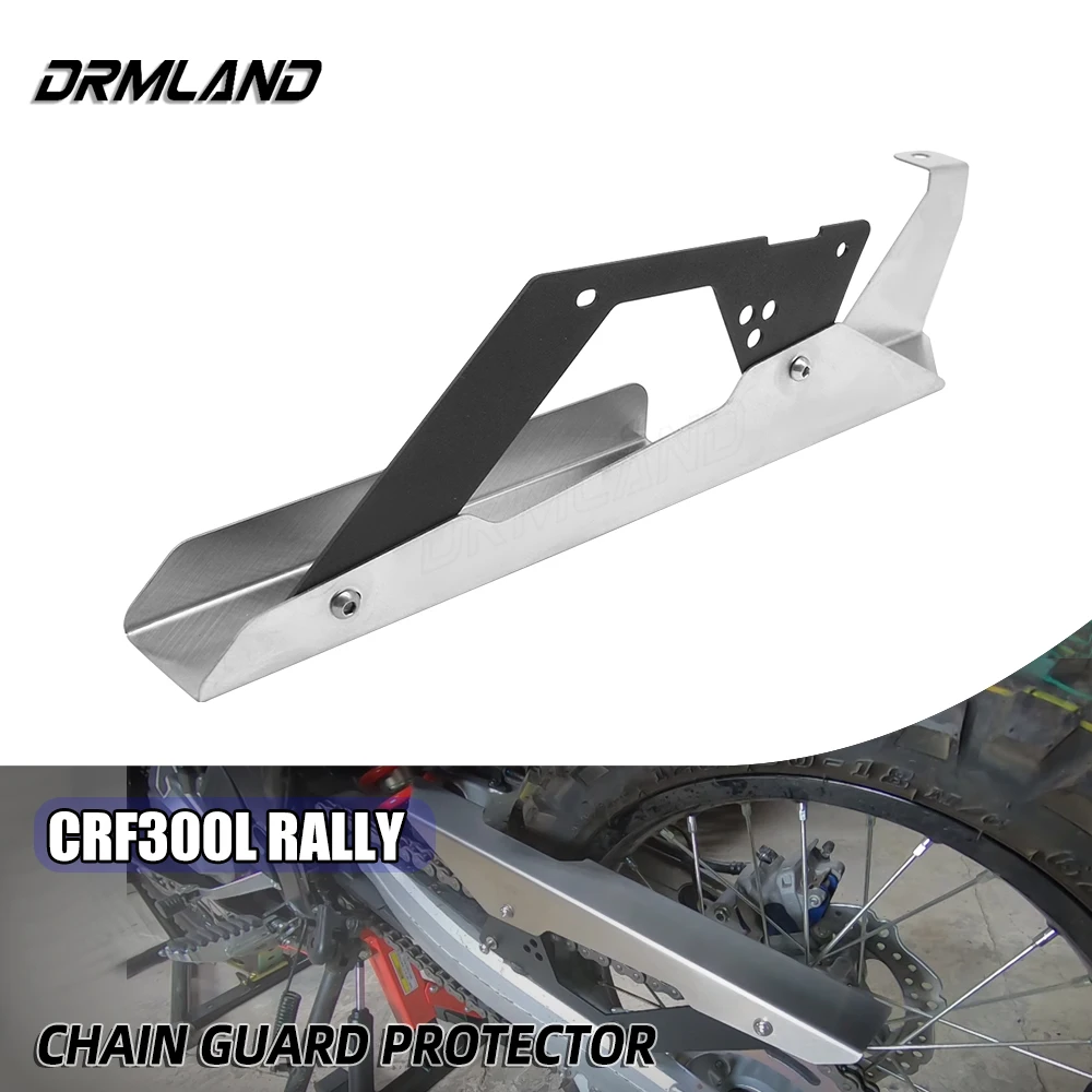 

Chain Guard Cover Protector For Honda CRF300L Rally CRF 300L 2021-2022 Motocycle Accesories Rear Back Drive Cover Panel Shield