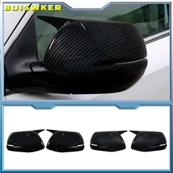 Car Carbon Fiber Plastic Rearview Mirror Cover Cap Housing Fit For Honda CRV CR-V 2012-2016 Protective Cover for Exterior Mirror
