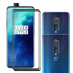 Upgrade Curved Glass For Oneplus 7T Pro Screen Protector Anti-Scratch For Oneplus 7T Pro Soft Fiber Camera film
