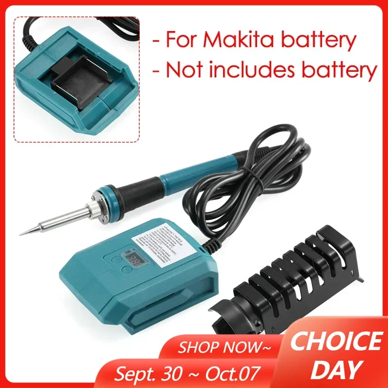 60W Electric Soldering Iron Welding Power Tool 300-500℃ Temperature Adjustable Rapid Heating Repair Welder for Makita/DeWalt