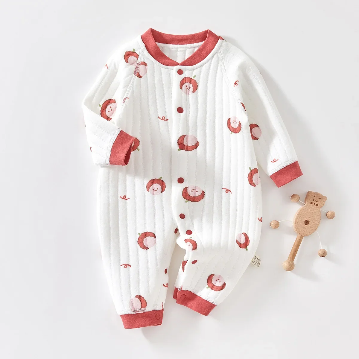 

Baby warm jumpsuit in autumn and winter baby cotton jacket baby jumpsuit newborn thickened winter clothing 아기롬퍼