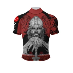 CodyLundin Official Store Men High Round Neck BJJ Muay Thai Short Sleeves Fitness MMA Grappling Shirts Athletic Base Layers Tops