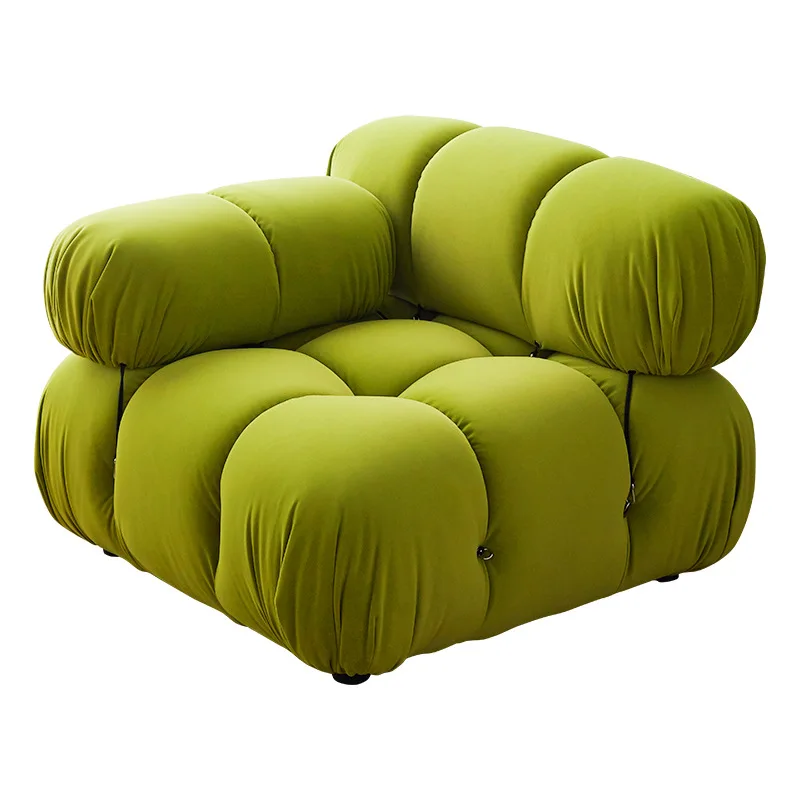 

Mario Modular Sofa Small Apartment Living Room Simple Furniture Combination Square Leisure Fabric Sofa