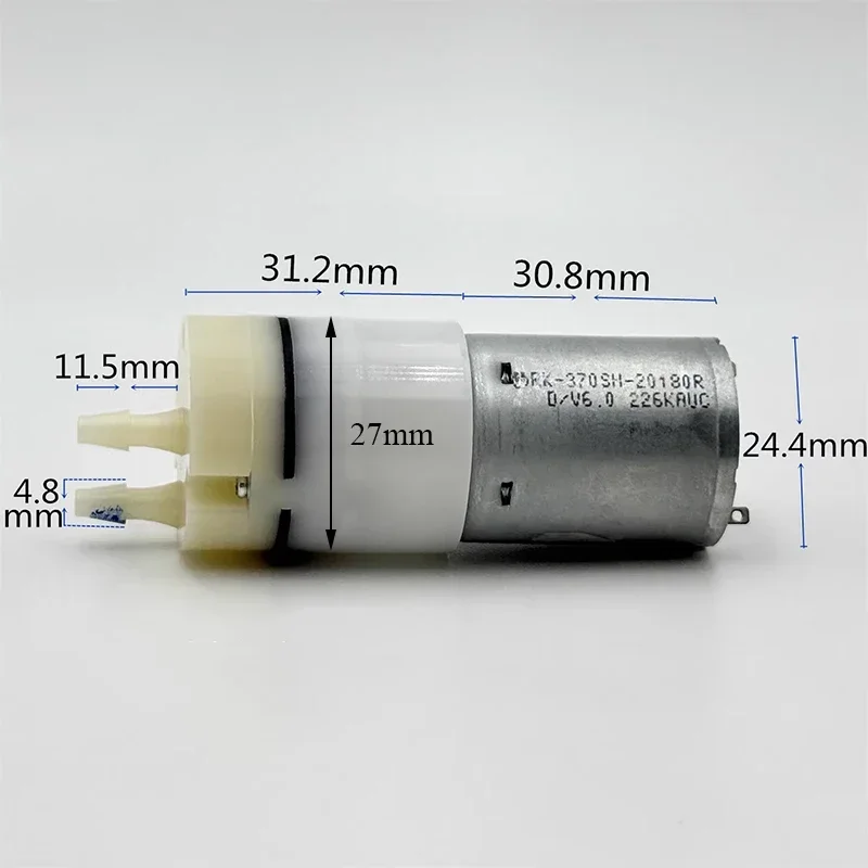 

DC 5V-6V Mini Diaphragm Pump 370 Motor Self-Priming Water Transfer Pump DIY Dispenser Tea Table Suction Pump