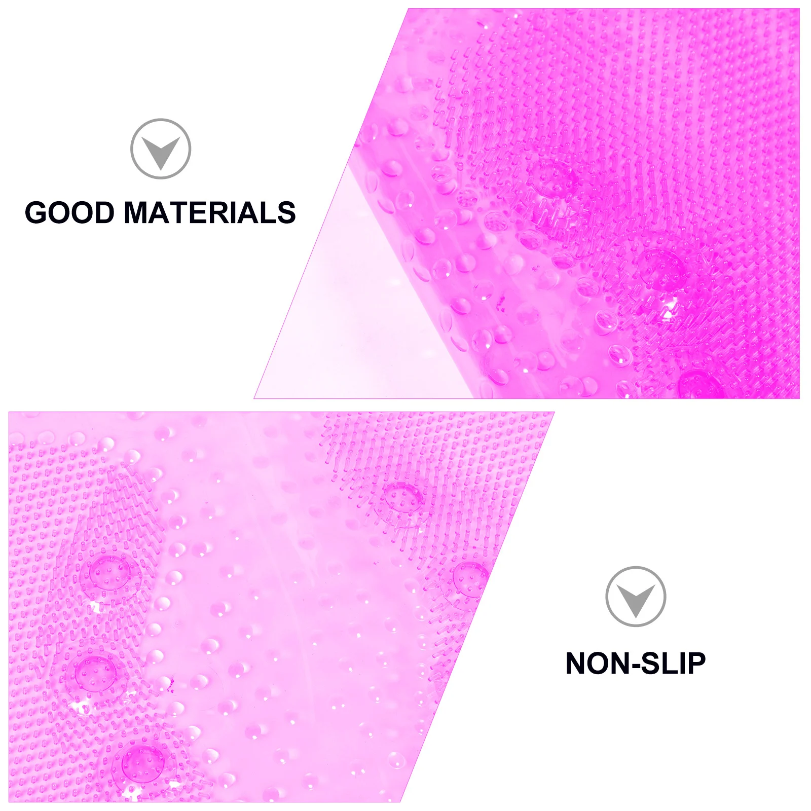 

1Pcs Anti-Slip Bathroom Mat Suction Cups Massage Foot Pad Non-Skid Floor Mat Home Sauna Spa PVC Floor Pad