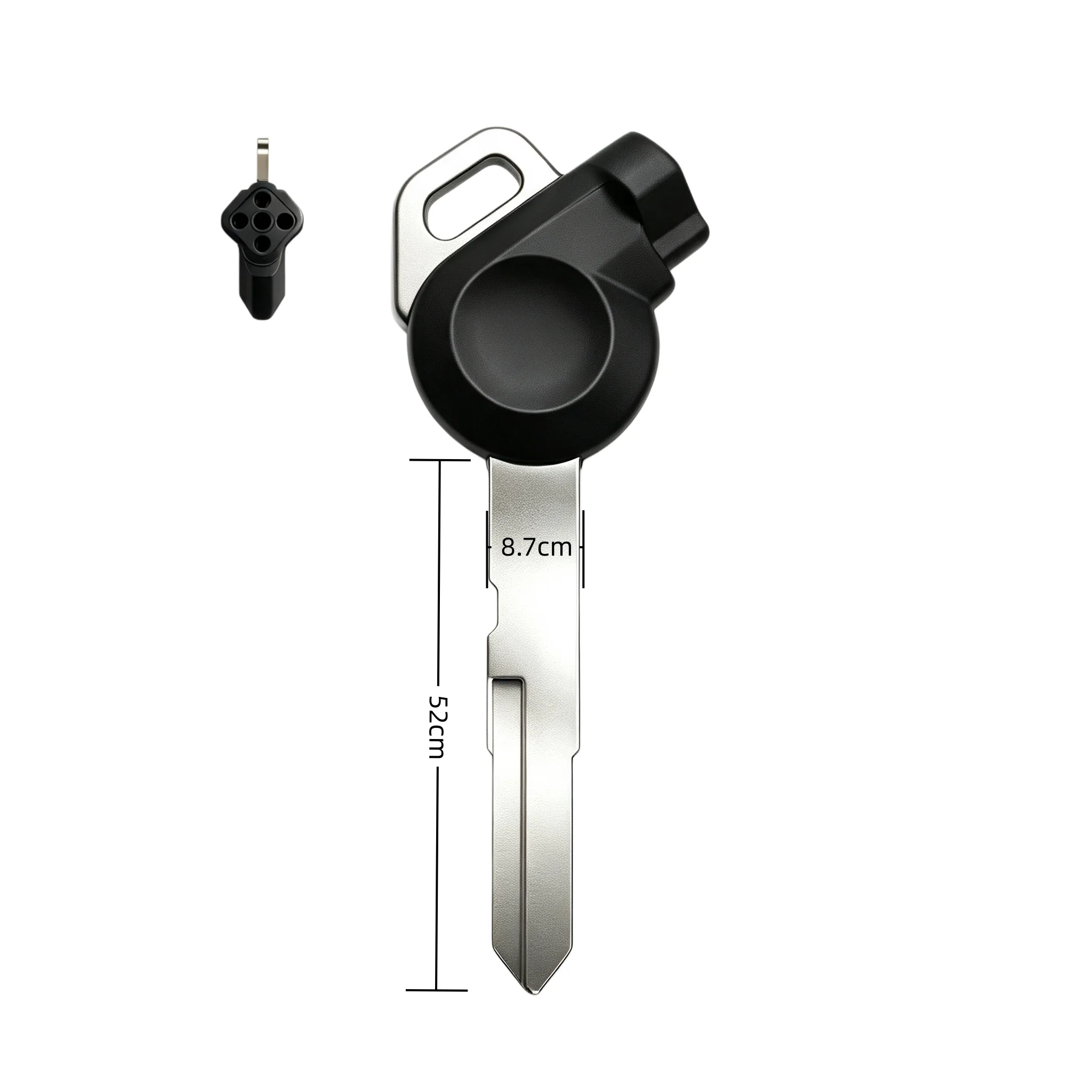 Llave De Motocicleta Para YAMAHA NMAX155 Jinzhan 125, Llave De Motocicleta Aurora Tercera Generación Lh125T-C Con Adhesivo Magné