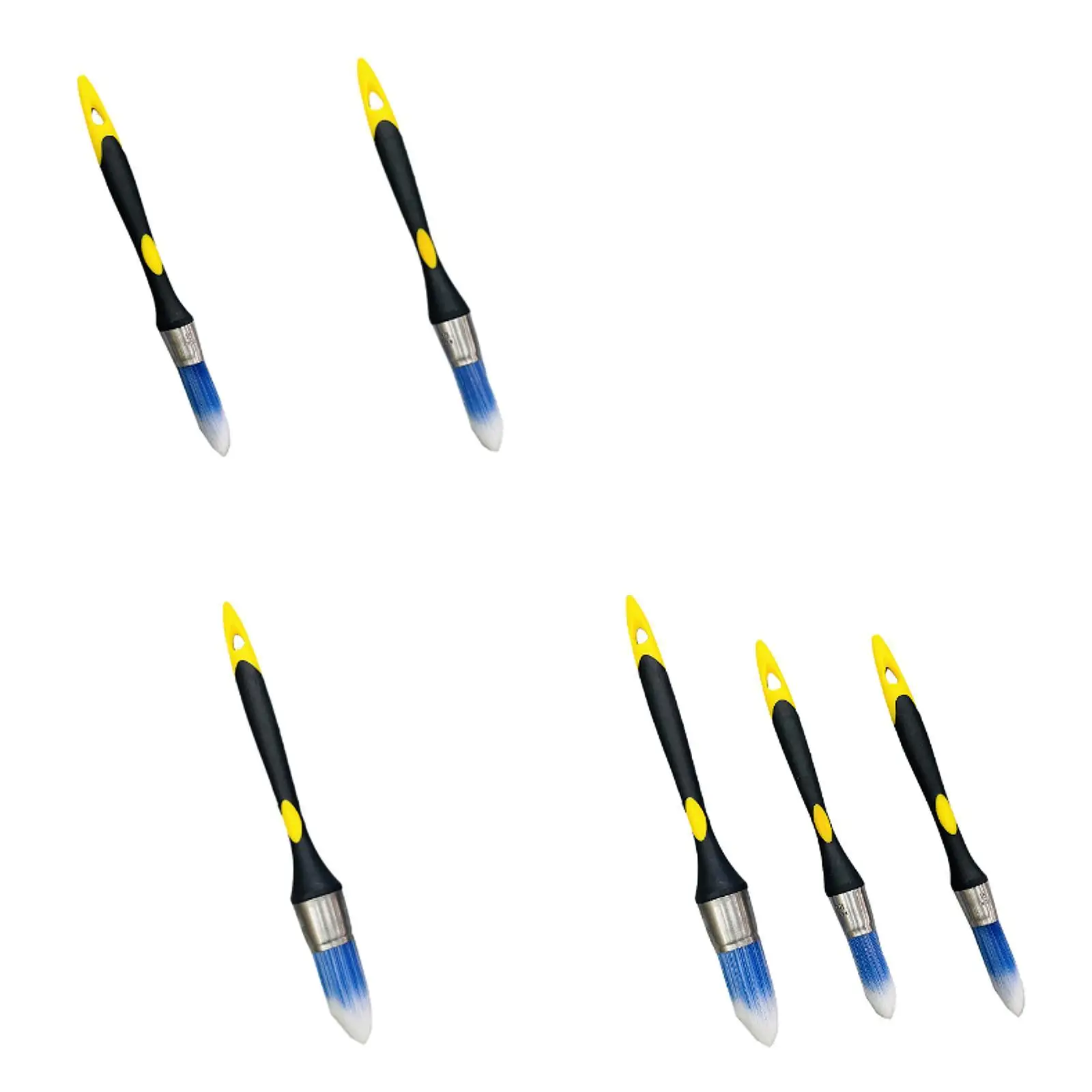 Pennello per finiture Applicatori per macchie di pennelli per dettagli a punta, Utilità, Utensile manuale, Strumento per pittura di bordi, Conico per porte Stampaggio dettagliato fai da te
