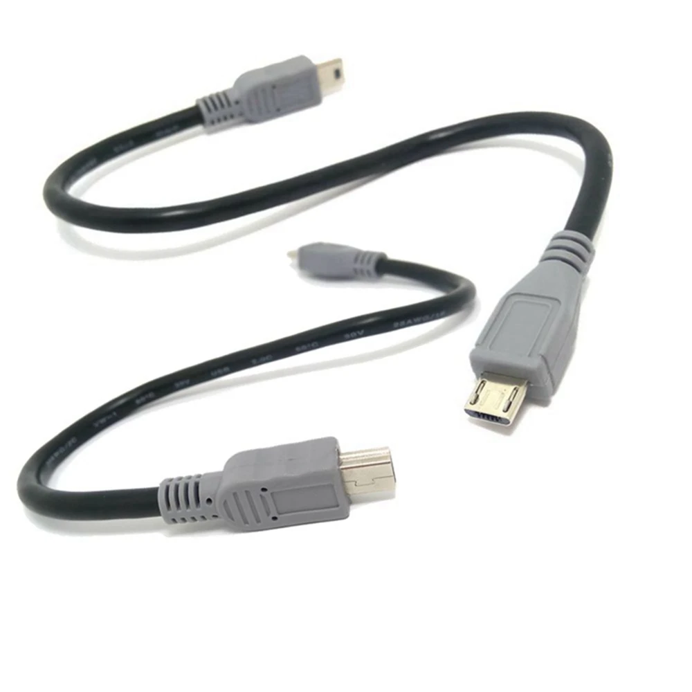 

Miniusb to micro USB male to male DSLR camera connected to mobile phone data cable direct transmitter Android OTG