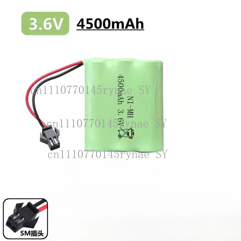 High Capacity 3.6V Toy Battery Pack For RC 4WD Climbing Car Remote Control Excavator Vehicle