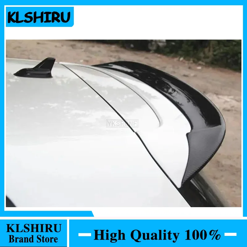 YKSRDNF carbon fiber / FRP Rear Roof Spoiler Window Wings for Volkswagen VW Golf 6 MK6 VI GTI R20 2010 - 2013 OS Style Spoiler