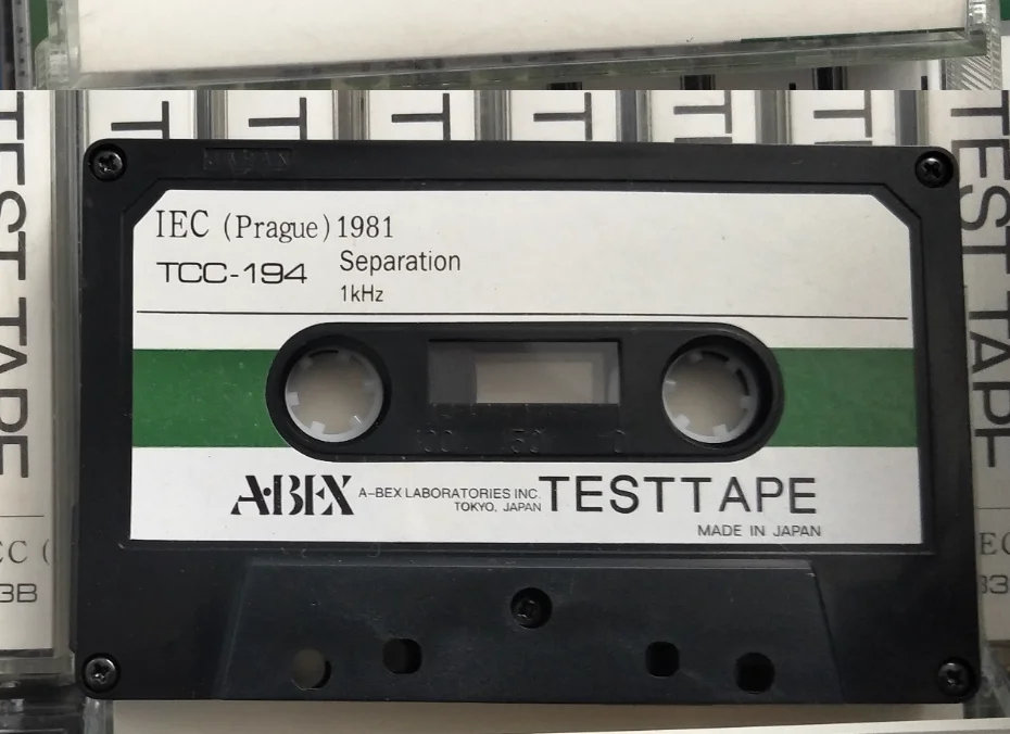 

Подлинный для ABEX TCC-194 TEST TAPE