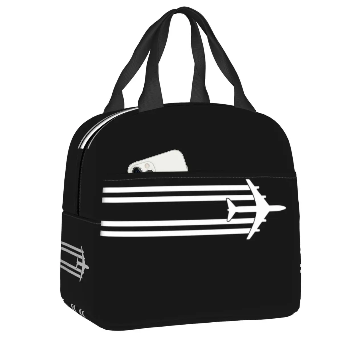 Battle Of Britain Lunch Boxes Leakproof Supermarine Spitfire Fighter Pilot Aircraft Airplane Thermal Cooler Food Lunch Bag