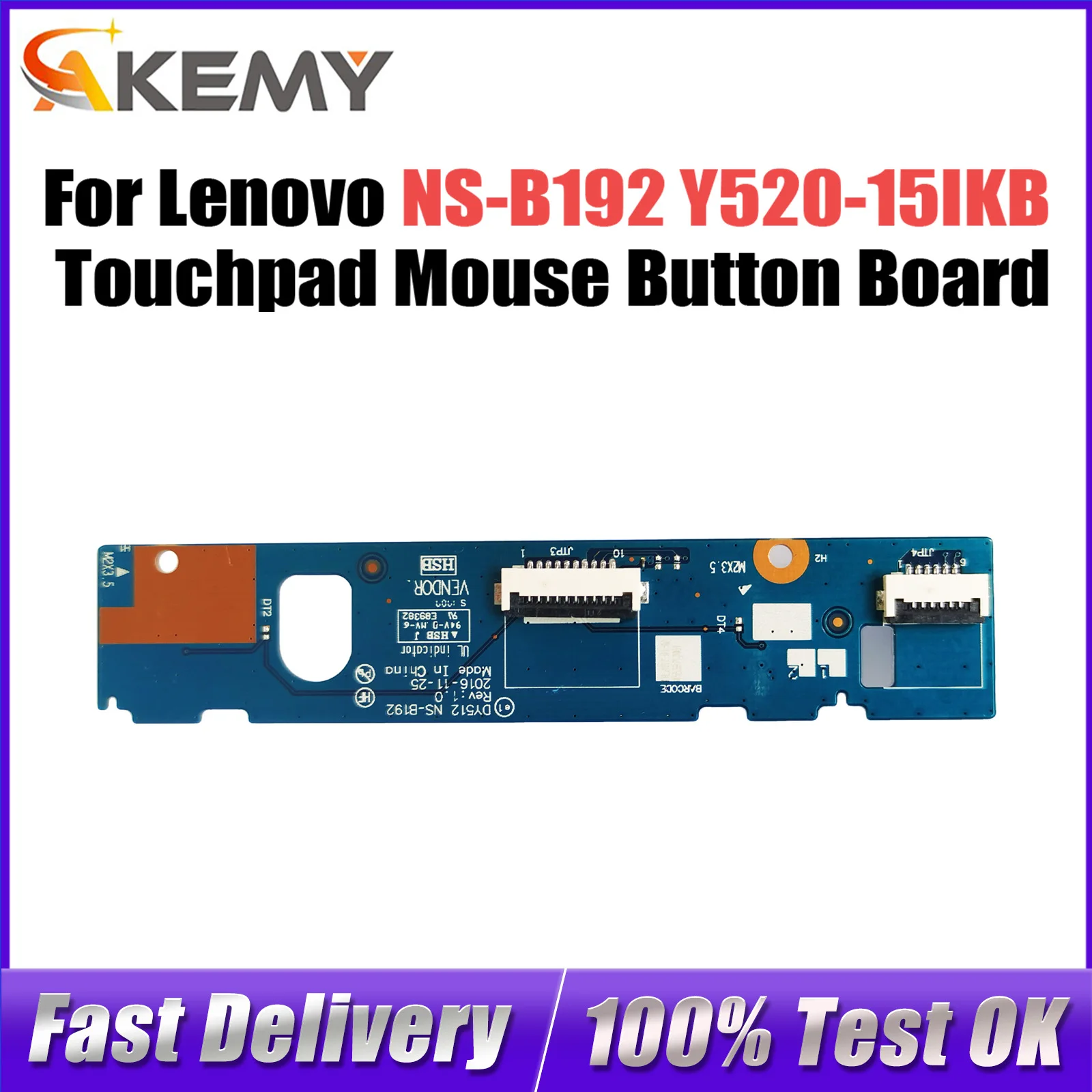 

For Lenovo R720-15 Y520-15IKB Touchpad Mouse Button Board DY512 NS-B192 100% Tested Fast Ship