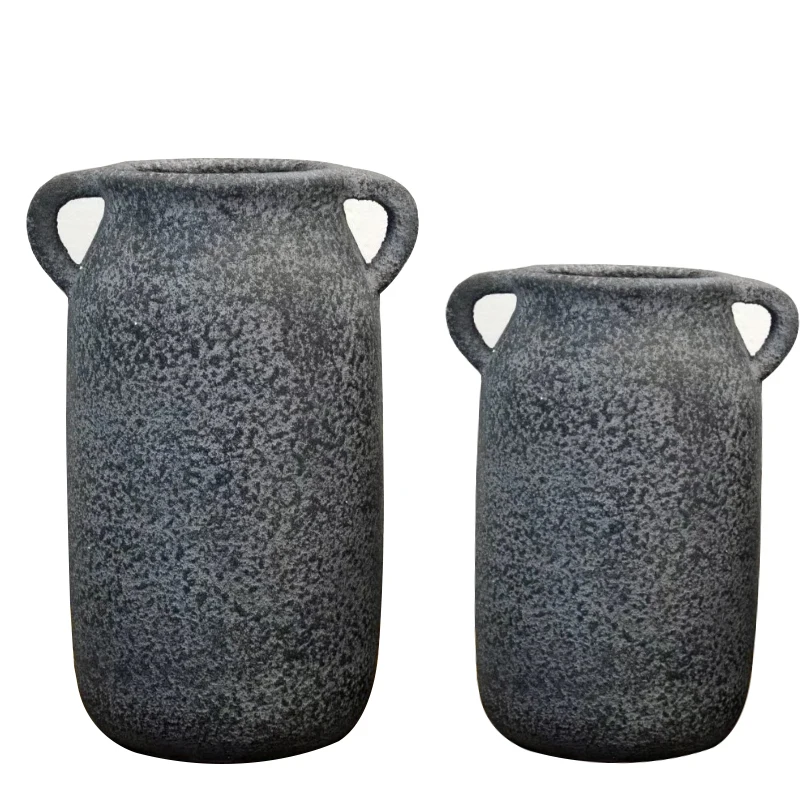

Simple retro style small juicy flower pot interior decoration vase