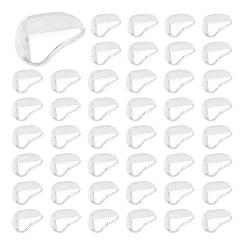 A68P-50Pcs Furniture Corner Protector Anti-Collision Keep Child Safe Adhesive Table Edges Corner Guard Supplies