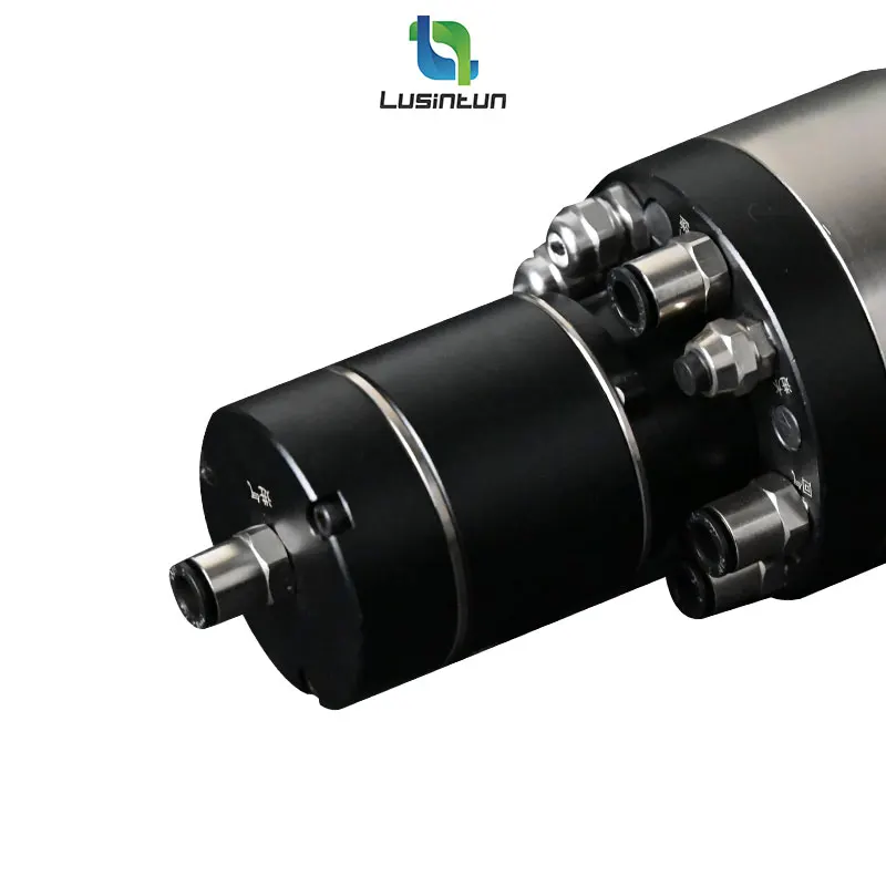 2.2KW ISO20 Automatic Tool Change spindle motor ATC water cooled spindle  220V 380V diameter 80mm for metal cutting