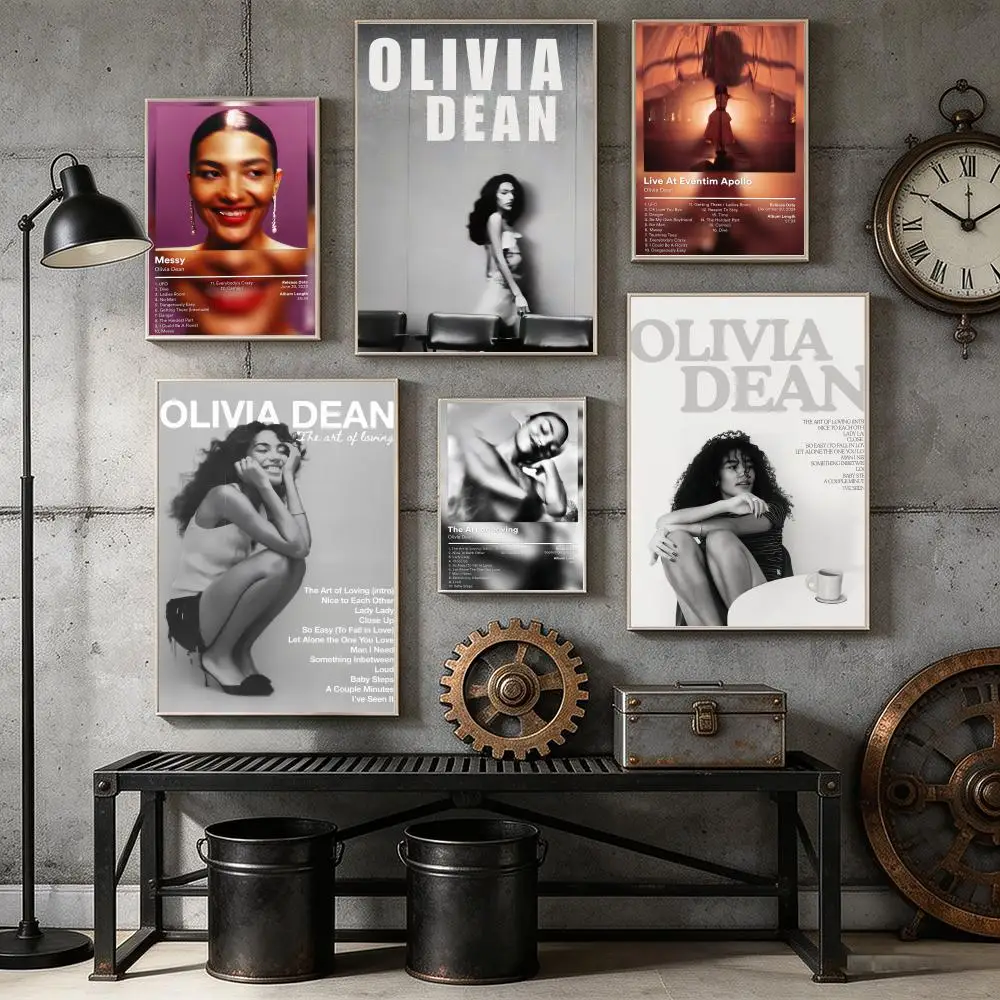 O-Olivia Dean The Art Of Loving Poster HD Self Adhesive Wall Mural Stickers Decals for Bedroom Living Room Home Decor Gift