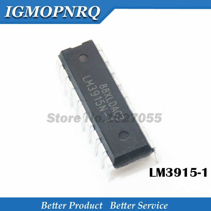 5PCS LM3915N-1 DIP-18 LM3915 DI18P LM3915N-1 3915-1 DIP-18 new