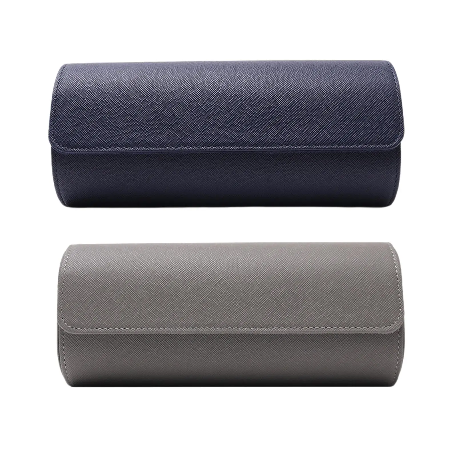 

3 Slots Watches Case Portable Cylinder Watches Organizer Storage Pillows