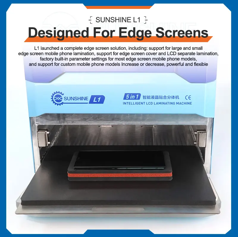 SUNSHINE L1 Smart Screen Laminating Split Machine 12.9inch Lamination For iPhone Samsung iPad Table LCD Repair Refurbish