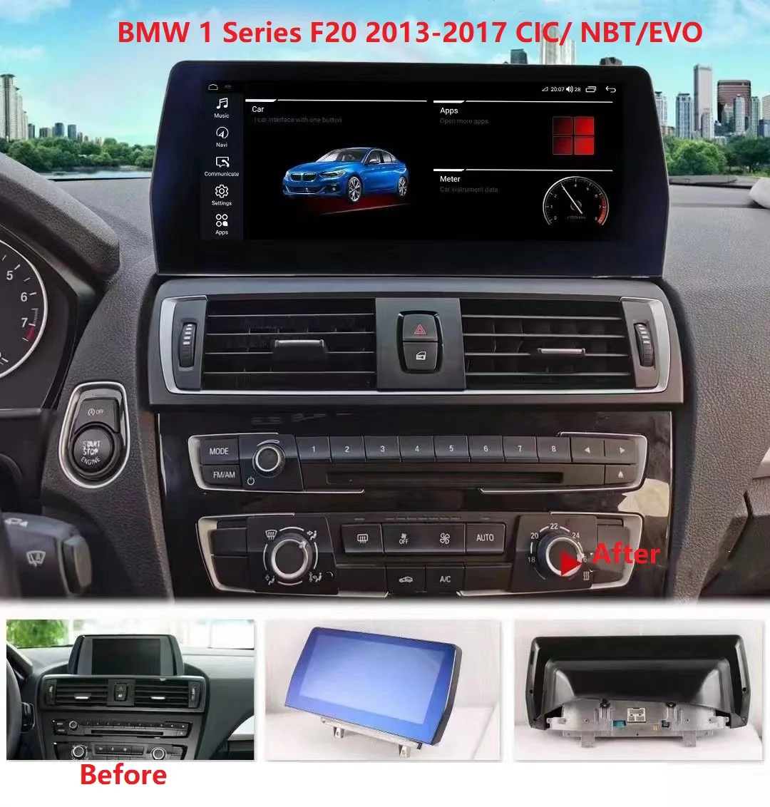 

Car Radio Multimedia Video Player For BMW 1 Series F20 F21 2013-2017 CIC NBT EVO 2013-2017 Auto GPS Serero Carplay Head Unit