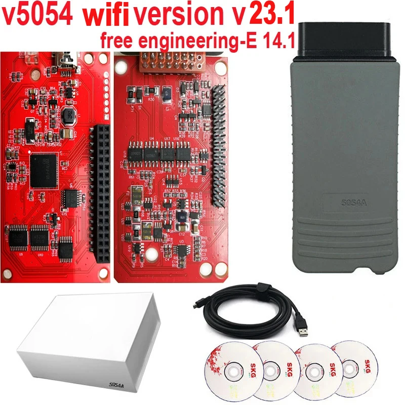 V5054A WIFI Version Support OD v23.1 1S Free Engineering-E V14.1 v6154 OKI scanner Full Support V/WAu-di Sk0-da Diagnostic tools