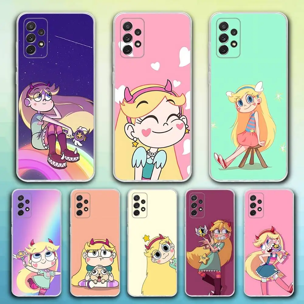 

S-Star F-Forces E-Evil Phone Case For Samsung S30,23,21,22,20, FE lite,S10,9,8,7 PIus Note20ultra Soft Transparent
