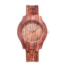 Watch for Women Bamboo Fashion Digital Creative Men's and Women's Watches Fashion Wood Sandalwood Quartz Watch Relogio Feminino