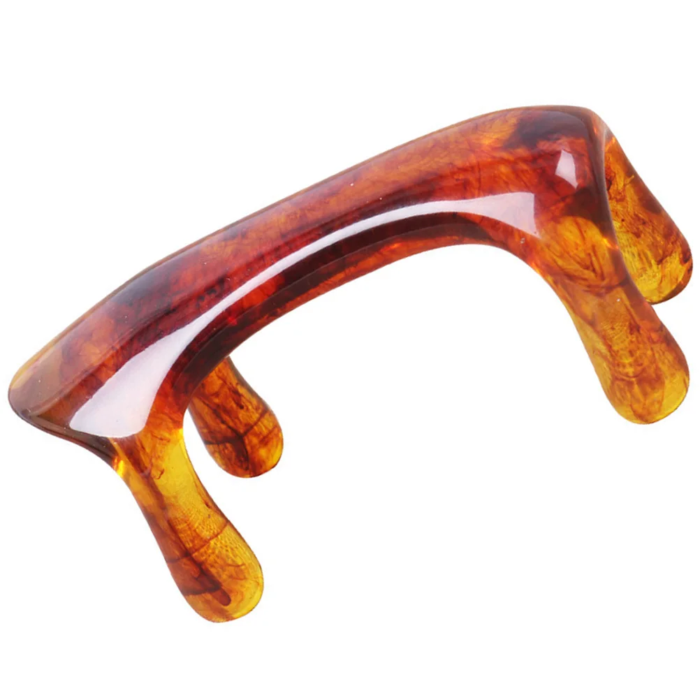 Petit masseur portatif en résine, outil de Massage du cou, des épaules et du visage, réutilisable, lisse et confortable, masseur de points d'acupuncture, outil de Massage en résine