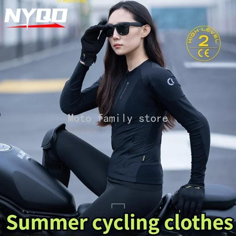 Motorcycle jacket cycling armor women's cycling suit motorcycle racing CE2 level protective gear summer breathable universal