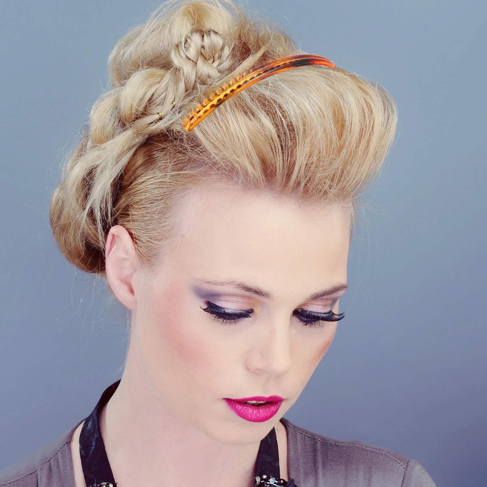 

6Pcs Plastic Side Combs for Women Strong Non-Slip Grip Ideal for Thick Fine Hair All Day Wear Hair Accessories Collection