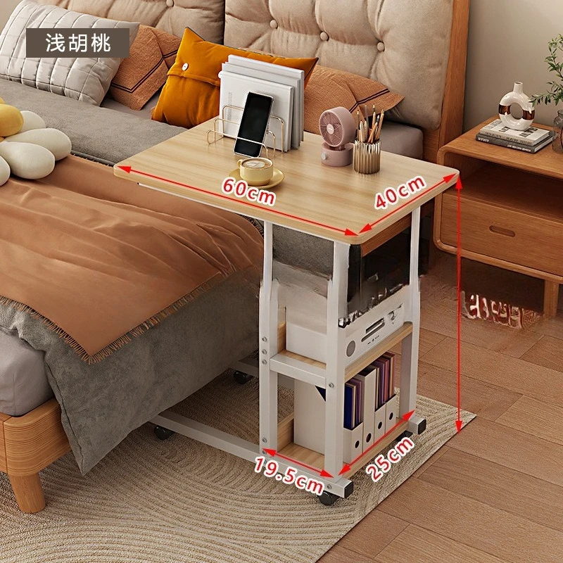 

Bedside table Simple mobile office computer Lifting Bedroom bed Desk Lazy Household student