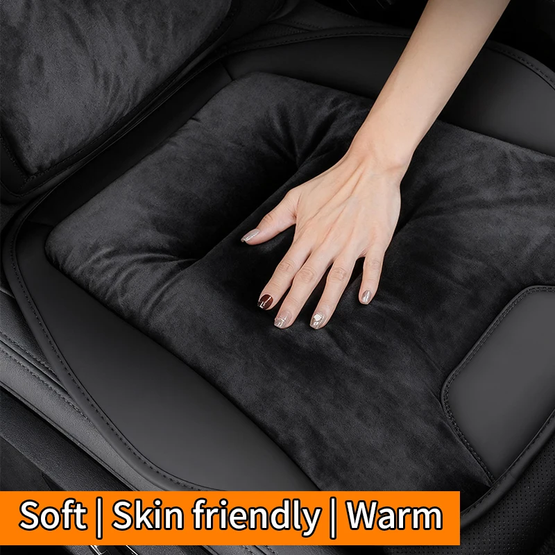 

Flannel Car Seat Cushion For Volkswagen VW GOLF POLO Tiguan L Passat B5 B6 B7 B8 Lamando Universal Seat Protective Cover Pad
