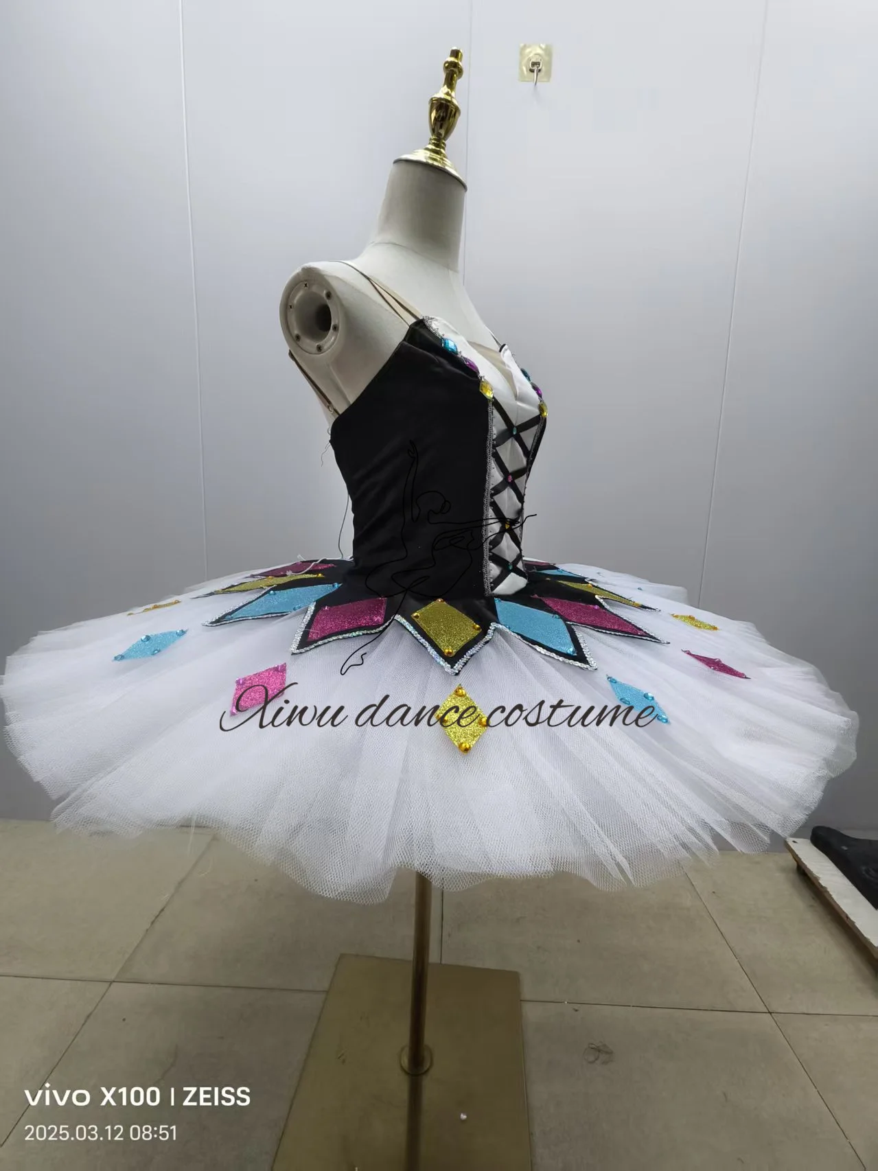 Tutú профессиональная воздушная интеллектуальная настройка для взрослых и niños, falda de tutú de rendimiento de Pachita, La Bella Durmiente