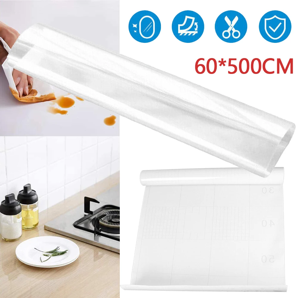 Film auto-adhésif transparent pour protéger les murs et les surfaces de meubles. Il présente d'excellentes performances d'étanchéité, adapté à une utilisation dans les cuisines et les salles de bain.