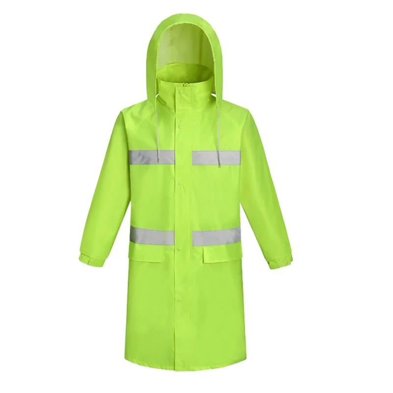 Reflective Clothes Set For Men Outdoor Hiking Camping Windproof Waterproof Raincoat Road Rescue Duty Coat Top Customized Logo