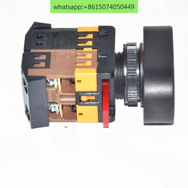 10 шт. комбинированная кнопка APBB-22N-25N PPBB, двойная кнопка, двойное положение с подсветкой, переключатель управления, тип сброса, медные детали