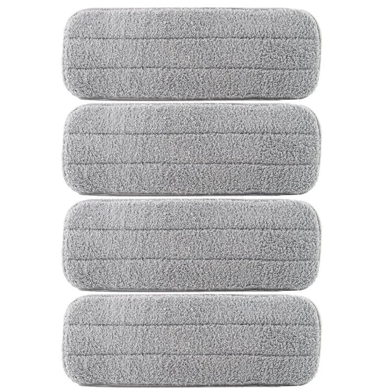 4 buah kain lap pel pengganti untuk Xiaomi Deerma TB500 semprotan air kepala kain pembersih 360 pel Putar