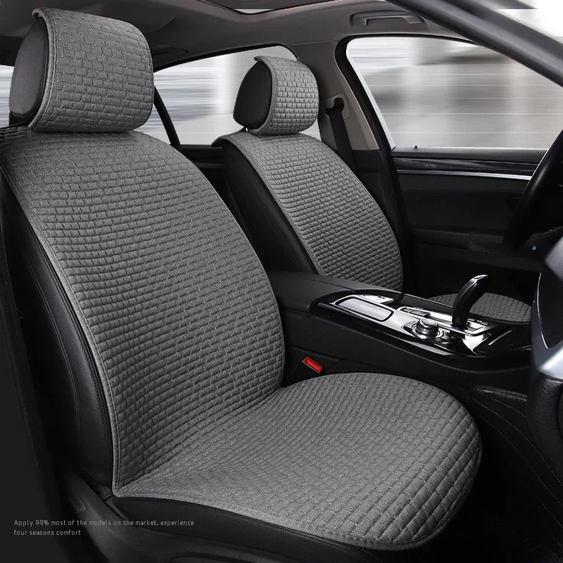 

Universal Car Seat Cover Four Season Auto Flax Breathable Anti-Slip Covers for Car Seats Cover Protection Cars Seats Covers