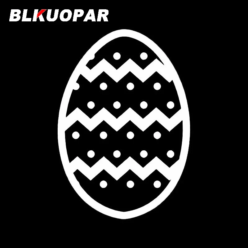 BLKUOPAR Easter Egg Car Stickers Creative Decals Motorcycle Skateboard Waterproof RV Sunscreen Occlusion Scratch-Proof Decor