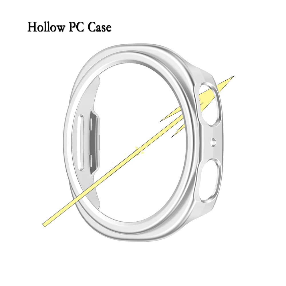 Cover For Samsung Galaxy Watch 8 Hollow PC Hard Protective Case Protection Watch Decoration Shell For Galaxy Watch 8